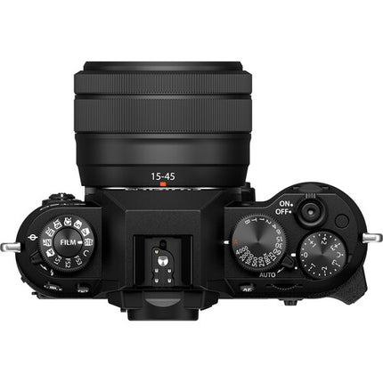 FUJIFILM X-T50 Cámara Sin Espejo 40.2MP 4K 60p con Lente 15-45mm y Kit Básico