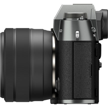 FUJIFILM X-T50 Cámara sin Espejo 40.2MP 4K 60p con Lente 15-45mm y Kit Básico