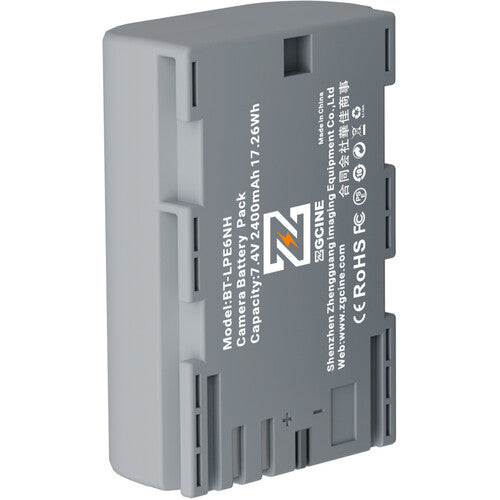 ZGCINE LP-E6NH Batería para Cámara Canon 7.2V 2400mAh