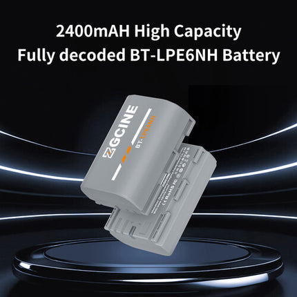 ZGCINE LP-E6NH Batería para Cámara Canon 7.2V 2400mAh