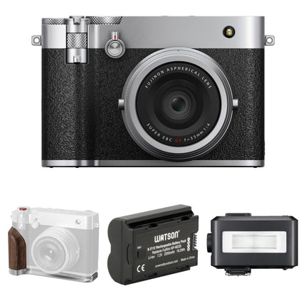 FUJIFILM GFX100RF Cámara Digital 102MP 43.8x32.9mm Kit Flash y Batería