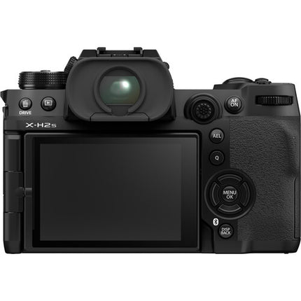 FUJIFILM X-H2S Cámara digital con sensor 26.1MP lente 16-80mm f4 y kit Essentials+