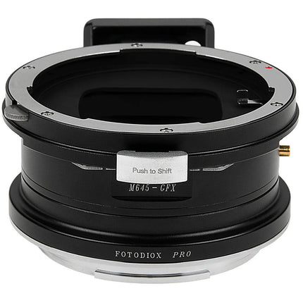 FotodioX Pro Adaptador de Montura para Lentes Mamiya 645 a FUJIFILM G con Desplazamiento ±10mm y Rotación 360°
