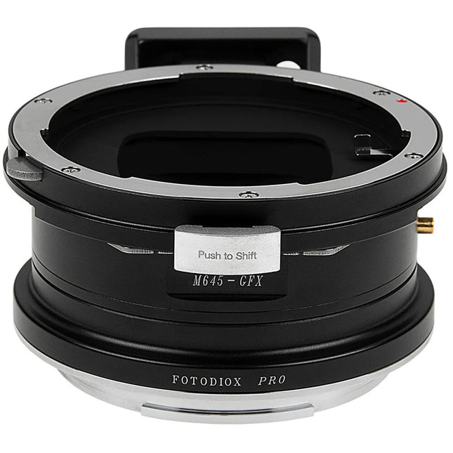 FotodioX Pro Adaptador de Montura para Lentes Mamiya 645 a FUJIFILM G con Desplazamiento ±10mm y Rotación 360°