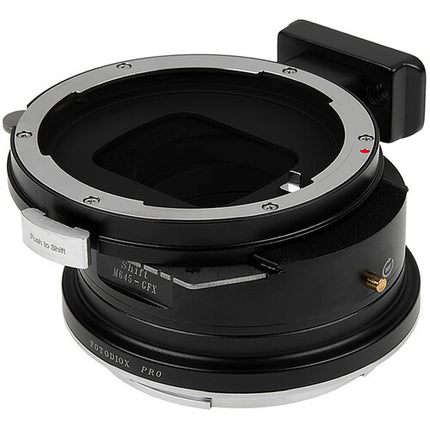 FotodioX Pro Adaptador de Montura para Lentes Mamiya 645 a FUJIFILM G con Desplazamiento ±10mm y Rotación 360°