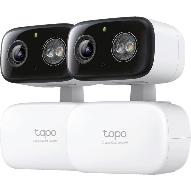 TP-Link Tapo C216 Cámara de Seguridad Exterior 2K 30 fps Visión Nocturna IP65 2-Pack