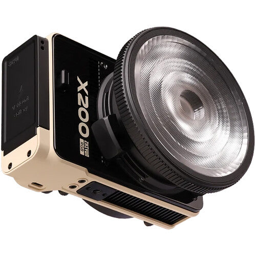 Zhiyun Molus X200 Luz LED RGB COB para Video Producción 7780 Lux V-Mount