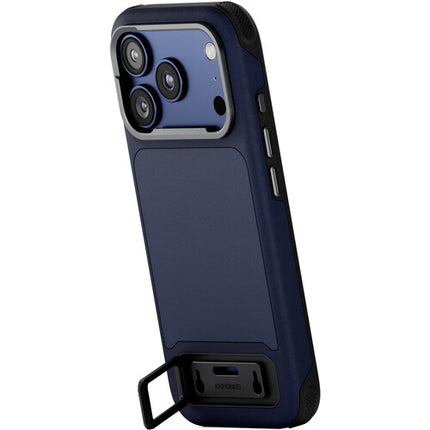 Tilta Khronos Lite Funda iPhone 17 Pro Azul Marino con Soporte Magnético
