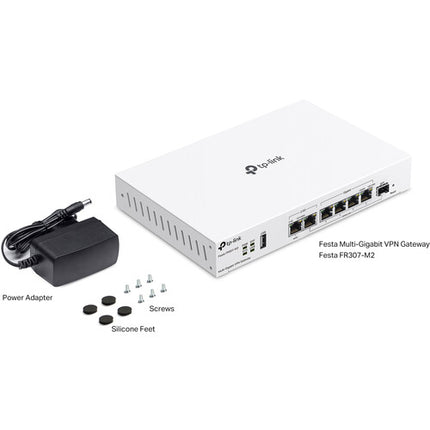 TP-Link Festa FR307-M2 Gateway VPN con puerto 2.5G Ethernet y 4 Gigabit
