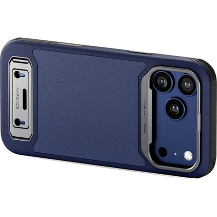 Tilta Khronos Lite Funda para iPhone 17 Pro Max Azul con Soporte Magnético y Esquinas Reforzadas