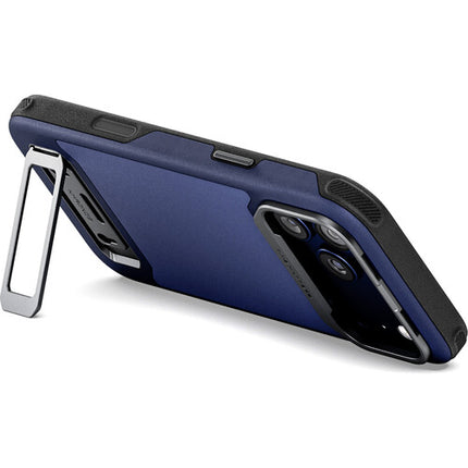 Tilta Khronos Lite Funda para iPhone 17 Pro Max Azul con Soporte Magnético y Esquinas Reforzadas