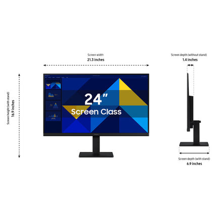 Samsung Dual S3 S30GD Monitor 24" Full HD 100 Hz IPS Kit