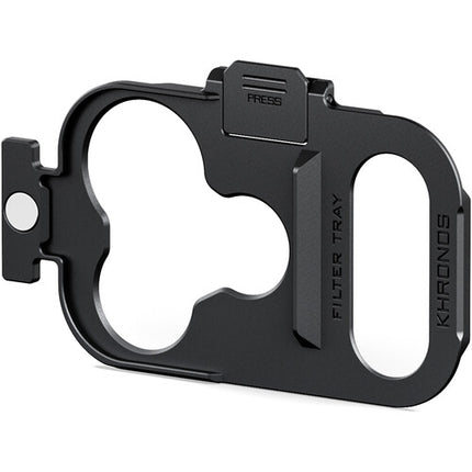 Tilta Khronos Bandeja de Filtro Magnética para iPhone 17 Pro en Gris Espacial