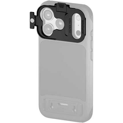 Tilta Khronos Bandeja de Filtro Magnético para iPhone 17 Pro Negro Aleación de Aluminio