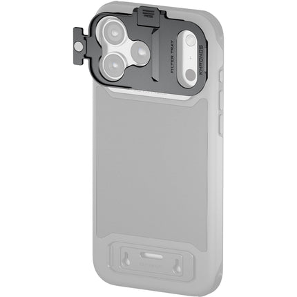 Tilta Khronos bandeja magnética rápida aluminio para filtro iPhone 17 Pro Max