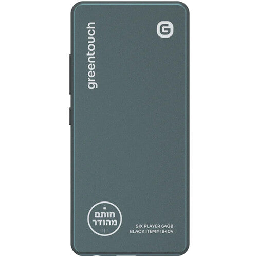GreenTouch Six Reproductor Multimedia Digital 128GB Pantalla 2.8" Blanco
