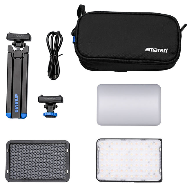 amaran Ace 25x Kit de Panel LED Bi-Color 5600K 2 Pack con Accesorios