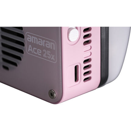 amaran Ace 25x Panel LED Bi-Color Kit de Iluminación 2 Piezas Rosado