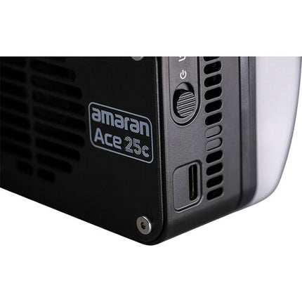 amaran Ace 25c Panel LED RGB Luz 1171 Lux 5600K Paquete 2 unidades