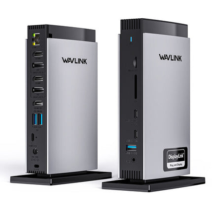 Wavlink 15-en-1 Estación de Acoplamiento USB-C Triple Pantalla 4K 65W