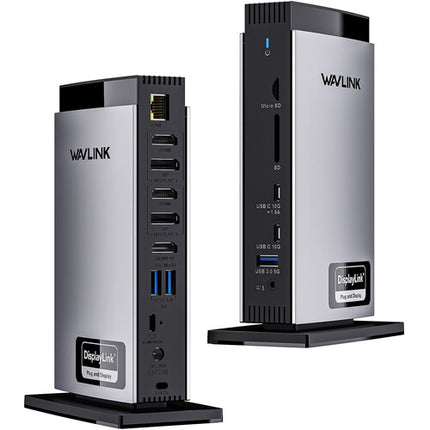 Wavlink 15-en-1 Estación de Acoplamiento USB-C Triple Pantalla 4K 65W