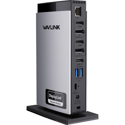 Wavlink 15-en-1 Estación de Acoplamiento USB-C Triple Pantalla 4K 65W