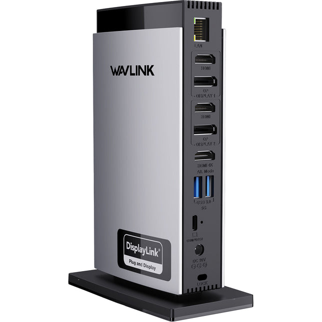 Wavlink 15-en-1 Estación de Acoplamiento USB-C Triple Pantalla 4K 65W