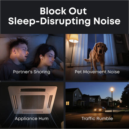 Soundcore by Anker Sleep A30 Auriculares para Dormir Cancelación de Ruido 45 Horas IPX4 con Estuche de Carga