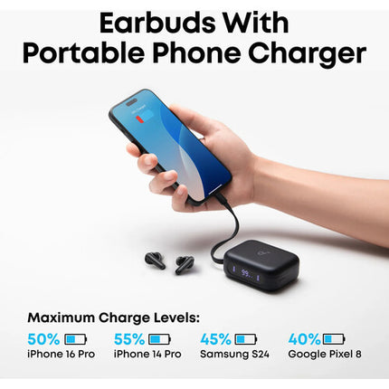 Soundcore by Anker P41i Auriculares Inalámbricos con Cancelación 3000mAh 10W Negro