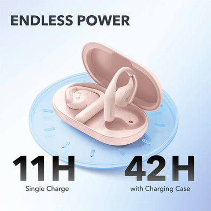 Soundcore by Anker AeroFit Pro Auriculares Deportivos 16.2mm 46h Rosa