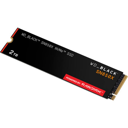 WD 2TB WD_BLACK SN850X Unidad Interna NVMe PCIe 4.0 7300 MB/s Lectura 6600 MB/s Escritura