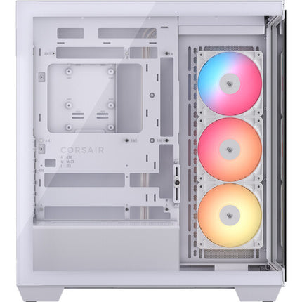 CORSAIR 3500X RS-R Caja Mid Tower ATX Blanca con 3 Ventiladores ARGB 16.73 Pulgadas GPU