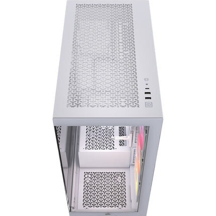 CORSAIR 3500X RS-R Caja Mid Tower ATX Blanca con 3 Ventiladores ARGB 16.73 Pulgadas GPU
