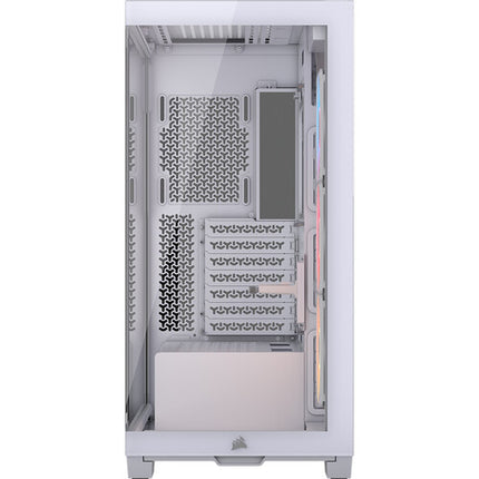 CORSAIR 3500X RS-R Caja Mid Tower ATX Blanca con 3 Ventiladores ARGB 16.73 Pulgadas GPU
