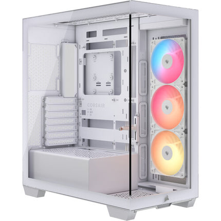 CORSAIR 3500X RS-R Caja Mid Tower ATX Blanca con 3 Ventiladores ARGB 16.73 Pulgadas GPU