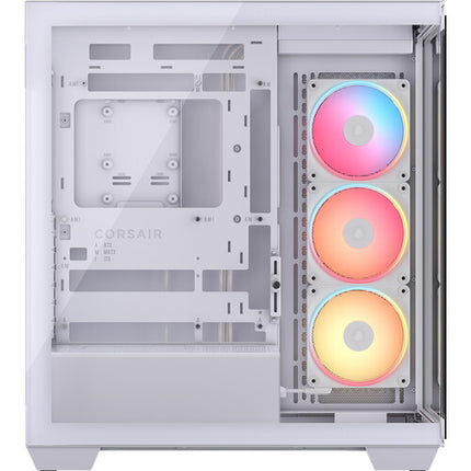 CORSAIR 3500X LX-R RGB iCUE LINK Torre Media ATX Blanco 3 Ventiladores 16.73" GPU