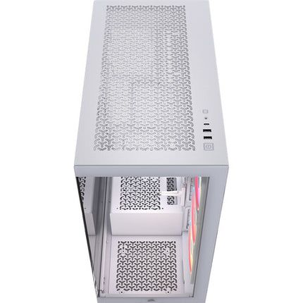 CORSAIR 3500X LX-R RGB iCUE LINK Torre Media ATX Blanco 3 Ventiladores 16.73" GPU