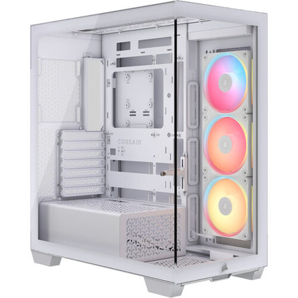 CORSAIR 3500X LX-R RGB iCUE LINK Torre Media ATX Blanco 3 Ventiladores 16.73" GPU