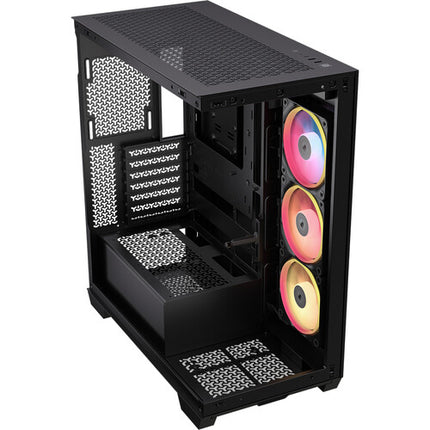 CORSAIR 3500X LX-R RGB iCUE LINK Caja Mid-Tower ATX con 3 Ventiladores y USB-C