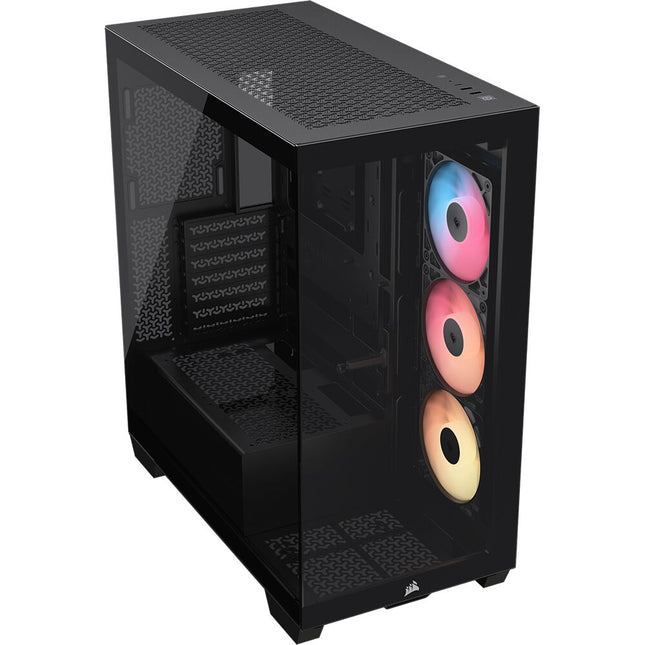 CORSAIR 3500X RS-R ARGB Caja PC Mid-Tower ATX con 3 Ventiladores ARGB y Paneles de Cristal Templado