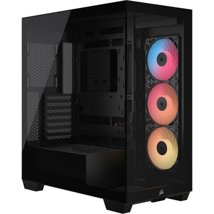 CORSAIR 3500X RS-R ARGB Caja PC Mid-Tower ATX con 3 Ventiladores ARGB y Paneles de Cristal Templado
