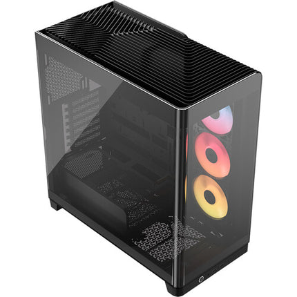 CORSAIR Frame 4500X RS-R ARGB Caja Mid-Tower con Vidrio Templado 3 Ventiladores 18.11" GPU Negro