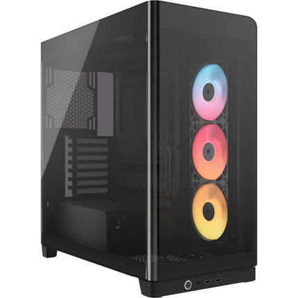 CORSAIR Frame 4500X RS-R ARGB Caja Mid-Tower con Vidrio Templado 3 Ventiladores 18.11" GPU Negro