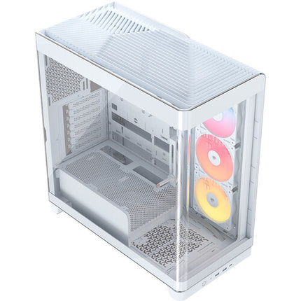 CORSAIR Frame 4500X Caja Mid-Tower con vidrio panorámico y 3 ventiladores ARGB