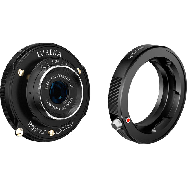 Thypoch Eureka 28mm f2.8 Lente Gran Angular Manual con Adaptador X-Mount Negra