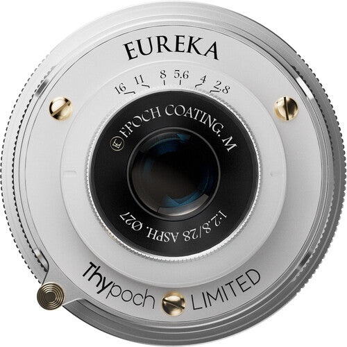 Thypoch Eureka 28mm f/2.8 Objetivo gran angular para FUJIFILM X blanco ultradelgado