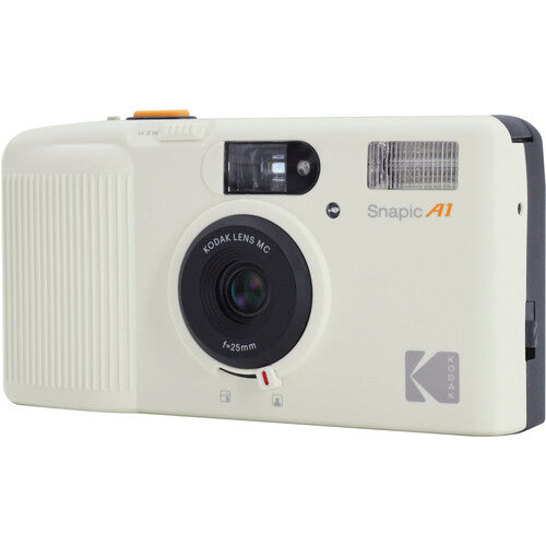 Kodak Snapic A1 Cámara de 35mm Lente 25mm f9.5 Flash Reductor de Ojos Rojos