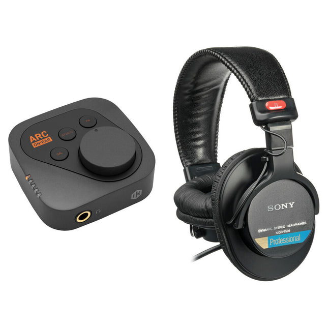 IK Multimedia ARC ON•EAR Amplificador DAC para auriculares con Sony MDR-7506
