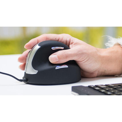 R-Go Tools Break Ratón Ergonomico Alámbrico Medio Derecho 2400 dpi USB-C