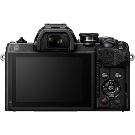 Olympus OM-D E-M10 Mark IV Cámara Sin Espejo 20.3MP 4K con Lentes 14-42mm 40-150mm Negro
